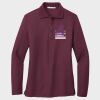 Ladies Silk Touch™ Long Sleeve Polo Thumbnail