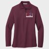 Ladies Silk Touch™ Long Sleeve Polo Thumbnail