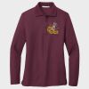 Ladies Silk Touch™ Long Sleeve Polo Thumbnail