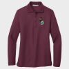 Ladies Silk Touch™ Long Sleeve Polo Thumbnail