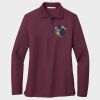 Ladies Silk Touch™ Long Sleeve Polo Thumbnail