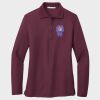 Ladies Silk Touch™ Long Sleeve Polo Thumbnail