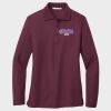 Ladies Silk Touch™ Long Sleeve Polo Thumbnail