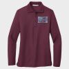 Ladies Silk Touch™ Long Sleeve Polo Thumbnail