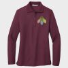 Ladies Silk Touch™ Long Sleeve Polo Thumbnail