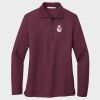 Ladies Silk Touch™ Long Sleeve Polo Thumbnail