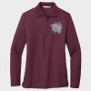 Ladies Silk Touch™ Long Sleeve Polo Thumbnail
