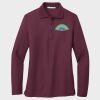 Ladies Silk Touch™ Long Sleeve Polo Thumbnail