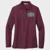 Ladies Silk Touch™ Long Sleeve Polo Thumbnail