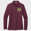 Ladies Silk Touch™ Long Sleeve Polo Thumbnail
