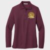 Ladies Silk Touch™ Long Sleeve Polo Thumbnail