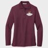 Ladies Silk Touch™ Long Sleeve Polo Thumbnail