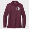 Ladies Silk Touch™ Long Sleeve Polo Thumbnail