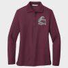 Ladies Silk Touch™ Long Sleeve Polo Thumbnail