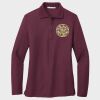 Ladies Silk Touch™ Long Sleeve Polo Thumbnail