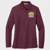 Ladies Silk Touch™ Long Sleeve Polo Thumbnail