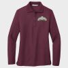 Ladies Silk Touch™ Long Sleeve Polo Thumbnail