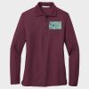 Ladies Silk Touch™ Long Sleeve Polo Thumbnail