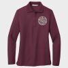 Ladies Silk Touch™ Long Sleeve Polo Thumbnail