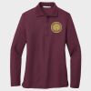 Ladies Silk Touch™ Long Sleeve Polo Thumbnail
