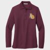Ladies Silk Touch™ Long Sleeve Polo Thumbnail