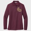 Ladies Silk Touch™ Long Sleeve Polo Thumbnail