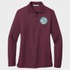 Ladies Silk Touch™ Long Sleeve Polo Thumbnail
