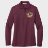 Ladies Silk Touch™ Long Sleeve Polo Thumbnail
