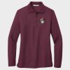 Ladies Silk Touch™ Long Sleeve Polo Thumbnail