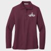 Ladies Silk Touch™ Long Sleeve Polo Thumbnail