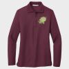 Ladies Silk Touch™ Long Sleeve Polo Thumbnail