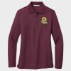 Ladies Silk Touch™ Long Sleeve Polo Thumbnail