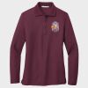 Ladies Silk Touch™ Long Sleeve Polo Thumbnail