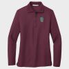 Ladies Silk Touch™ Long Sleeve Polo Thumbnail