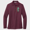 Ladies Silk Touch™ Long Sleeve Polo Thumbnail