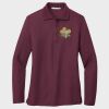 Ladies Silk Touch™ Long Sleeve Polo Thumbnail
