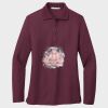 Ladies Silk Touch™ Long Sleeve Polo Thumbnail