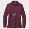 Ladies Silk Touch™ Long Sleeve Polo Thumbnail