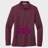 Ladies Silk Touch™ Long Sleeve Polo Thumbnail
