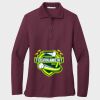 Ladies Silk Touch™ Long Sleeve Polo Thumbnail