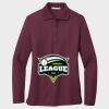 Ladies Silk Touch™ Long Sleeve Polo Thumbnail