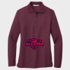Ladies Silk Touch™ Long Sleeve Polo Thumbnail