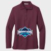 Ladies Silk Touch™ Long Sleeve Polo Thumbnail