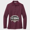 Ladies Silk Touch™ Long Sleeve Polo Thumbnail