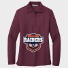 Ladies Silk Touch™ Long Sleeve Polo Thumbnail