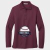 Ladies Silk Touch™ Long Sleeve Polo Thumbnail