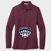 Ladies Silk Touch™ Long Sleeve Polo Thumbnail