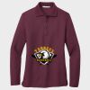 Ladies Silk Touch™ Long Sleeve Polo Thumbnail