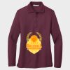 Ladies Silk Touch™ Long Sleeve Polo Thumbnail
