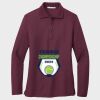 Ladies Silk Touch™ Long Sleeve Polo Thumbnail
